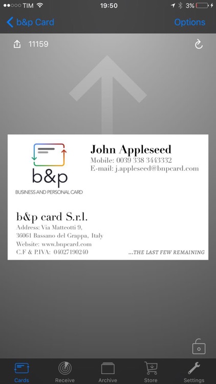 b&p card