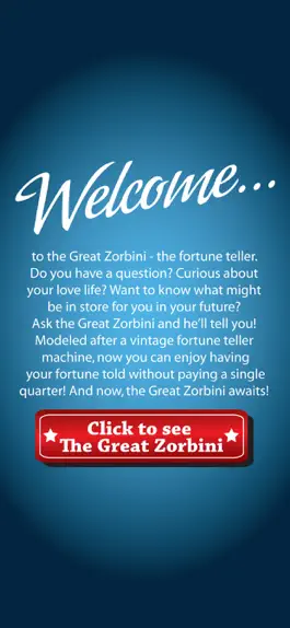 Game screenshot Great Zorbini Fortune Teller apk