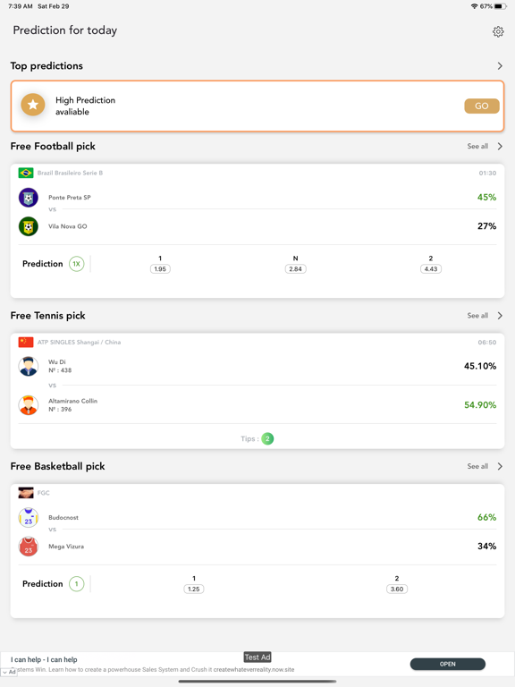 Screenshot #4 pour Robot Prono - Tipster IA