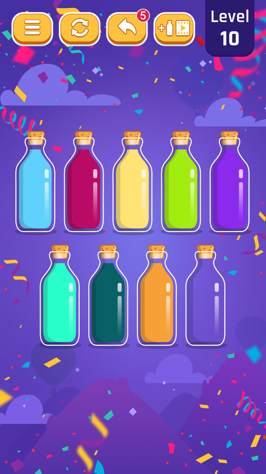 #2. Perfect Pouring - Sort It (iOS) 由: Nguyen Thanh