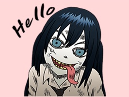 Add your favorite Zombie Girl Emojis to your chat conversations