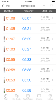Full Term - Contraction Timer screenshot 5