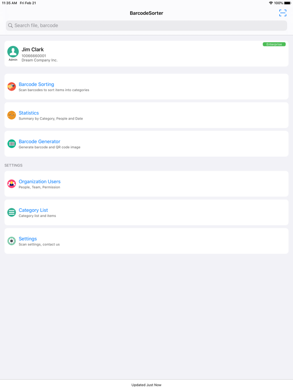 BarcodeSorter - Scan to Sort