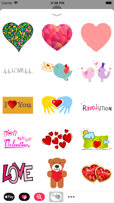 Valentine's drawings Screenshot