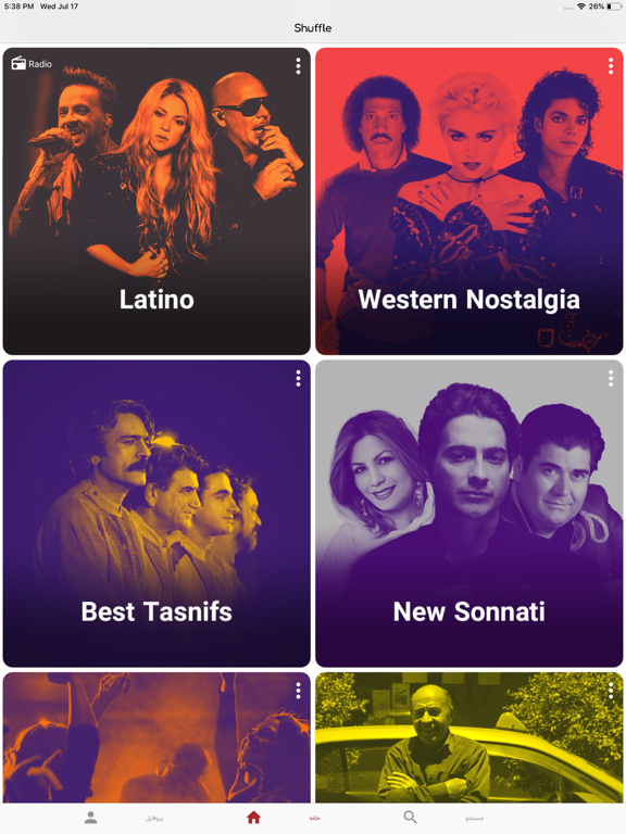 Shuffle Music iPad screenshot 4 - Music app