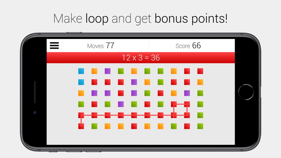 #3. 60 squares - Use your head! (iOS) 由: Miroslaw Kapalka