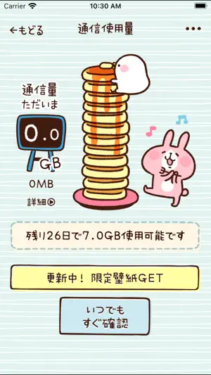 カナヘイの通信量チェッカー screenshot 1