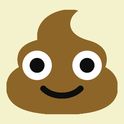 Poop emoji stickers for phone