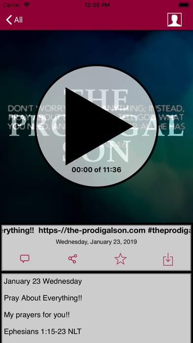 Prodigal Son iPhone screenshot 2 - Lifestyle app
