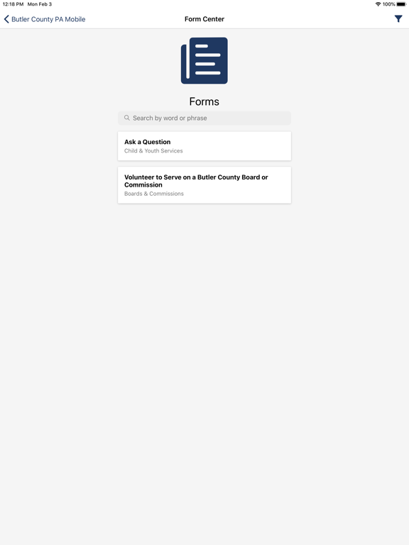 Butler County PA Mobile iPad screenshot 4 - Lifestyle app