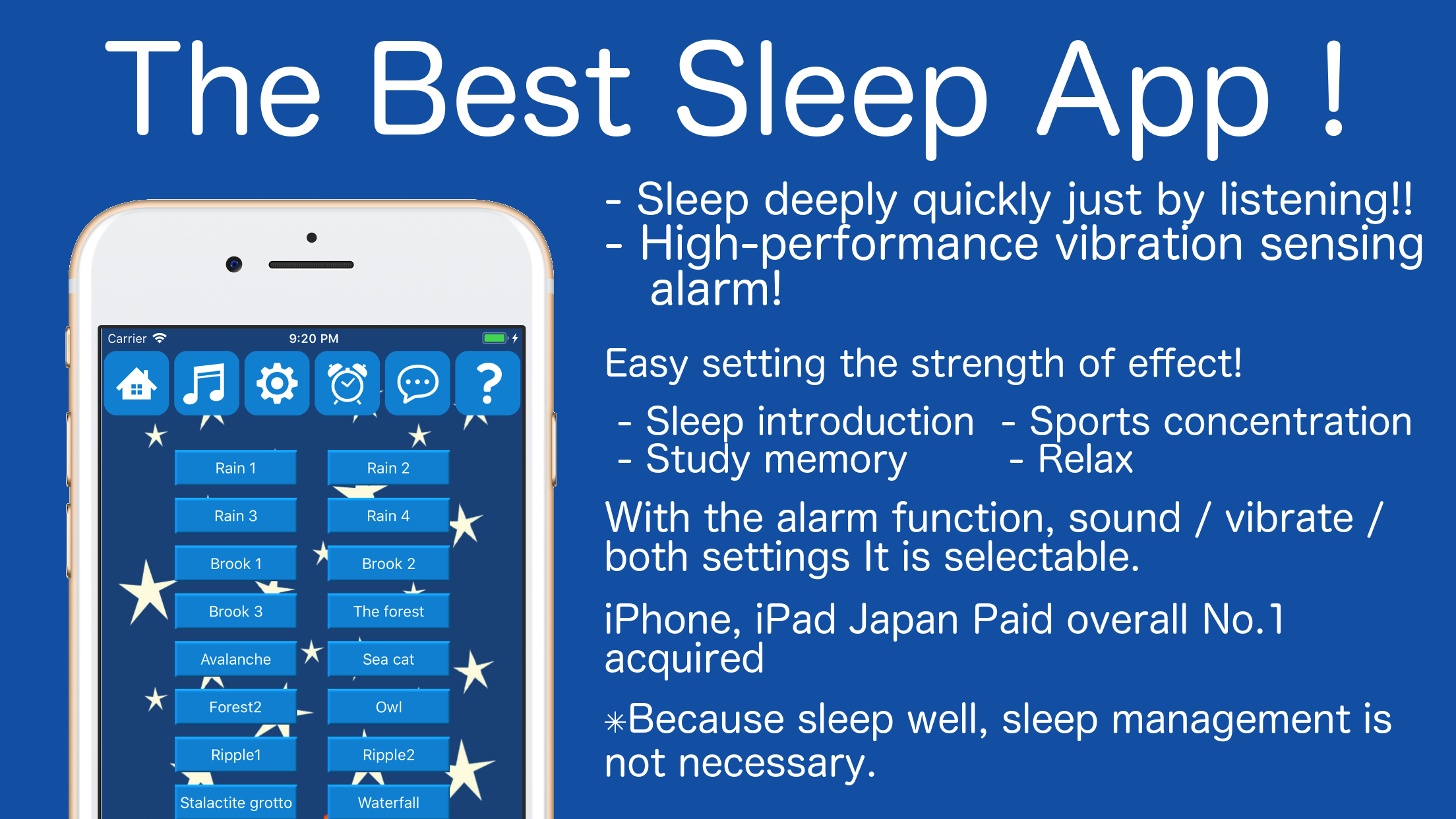 Sleep application