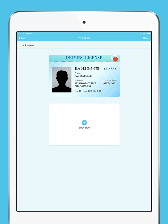 Screenshot #5 pour ID Card Holder