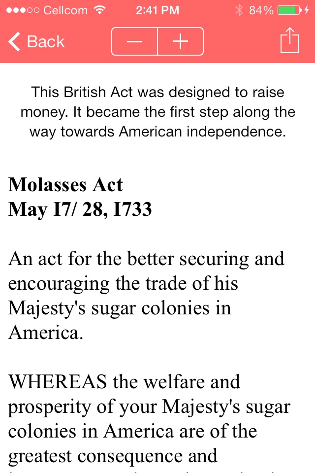 Document in US History screenshot 2