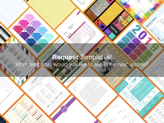 Templates for Pages (Nobody) iPad app afbeelding 5