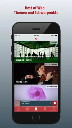 Screenshot von Österreich 1 auf dem iPhone 3