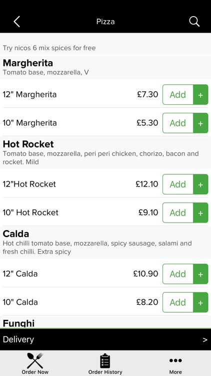 Nicos Pizza Pasta South Belfas