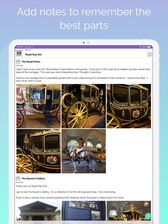 Screenshot #6 pour Trips - Travel Journal