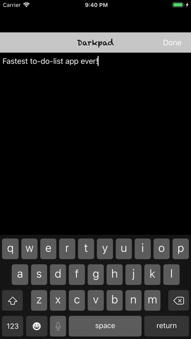 Screenshot #1 pour Darkpad