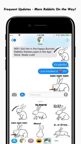 Game screenshot Happy Rabbits Stickers apk