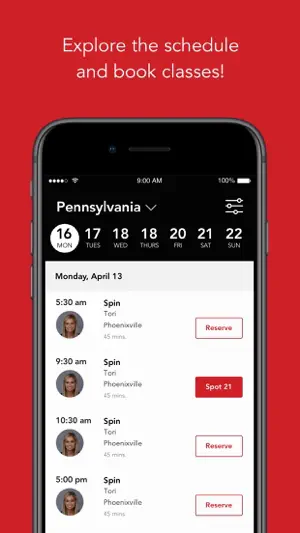 Stride Spin & Fitness screenshot 3