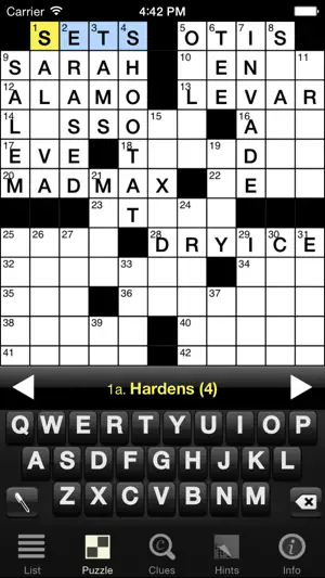 Crossword Light screenshot 1