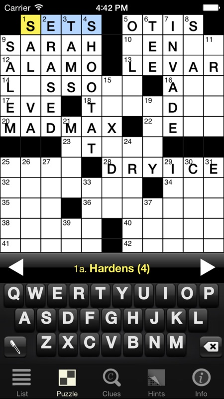 Crossword Light screenshot 1