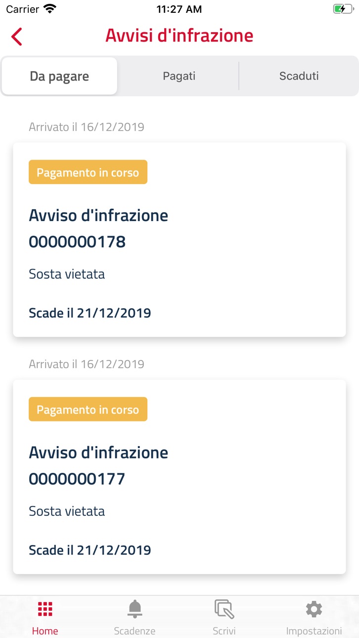 iPhone screenshot