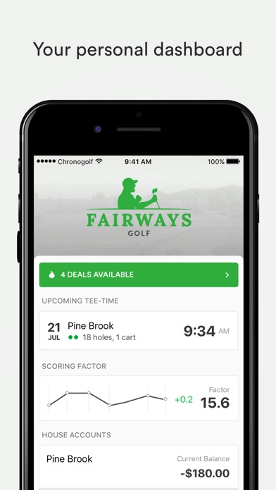 Fairways Golf Management Screenshot