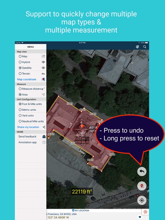 Screenshot #4 pour Measure Map