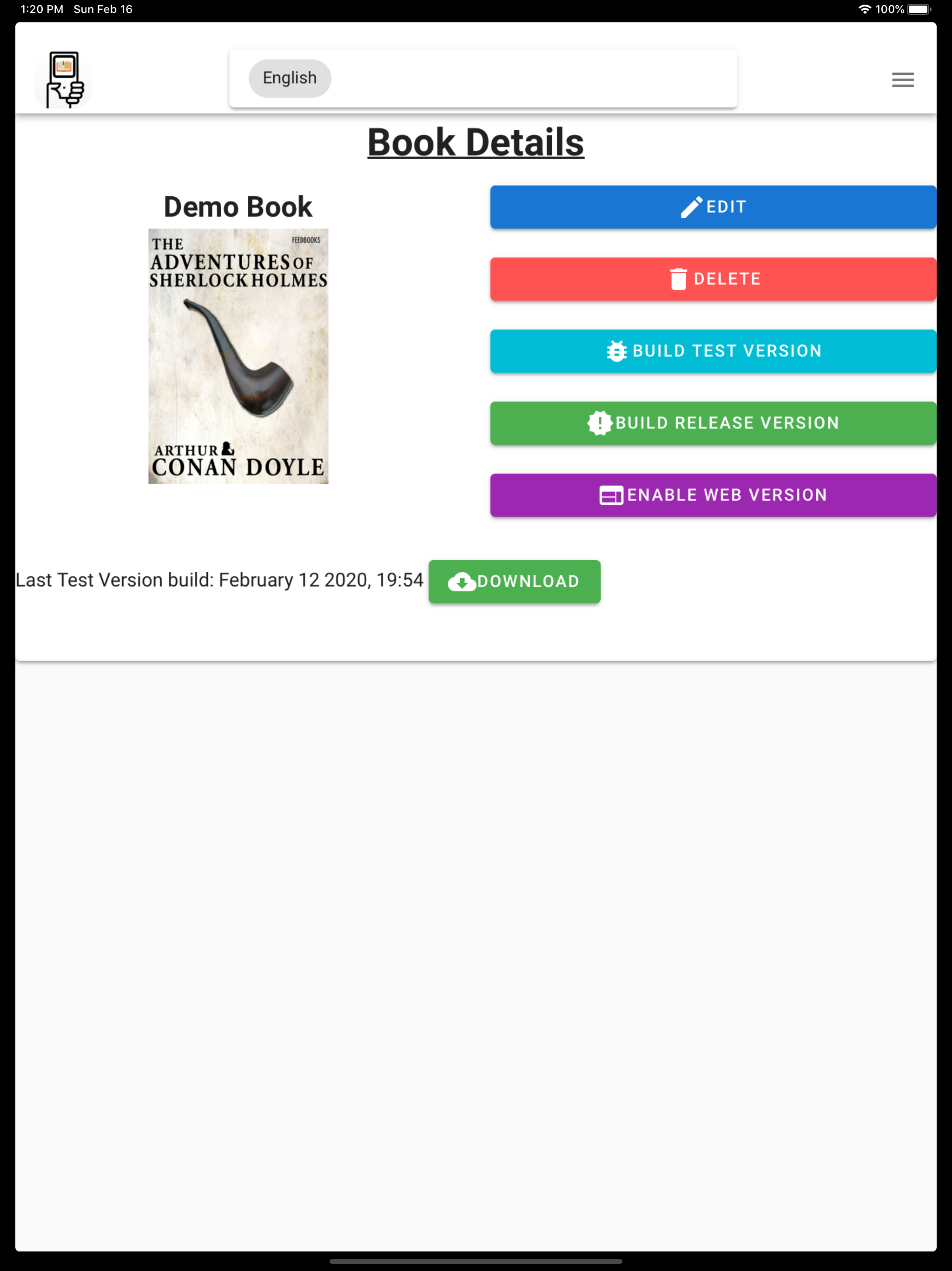Book2App screenshot 12