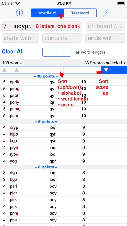 Words Finder Wordfeud by Rick