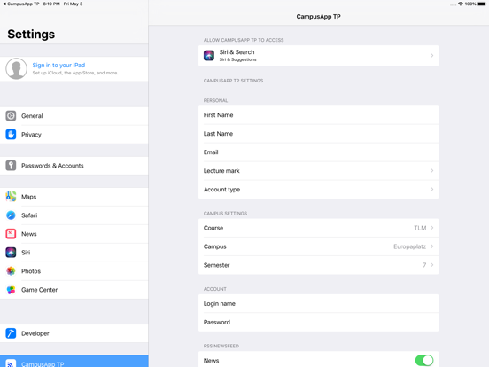 Screenshot #6 pour HHN CampusApp