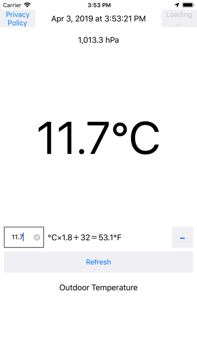 Celsius Thermometer Plus Screenshot