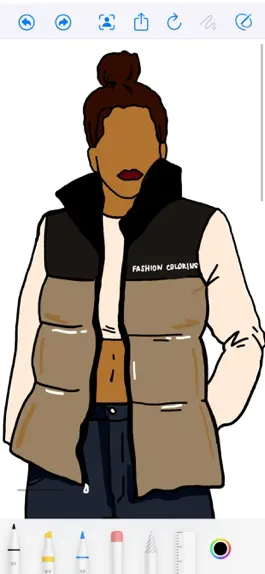 Game screenshot Fashion Coloring hack