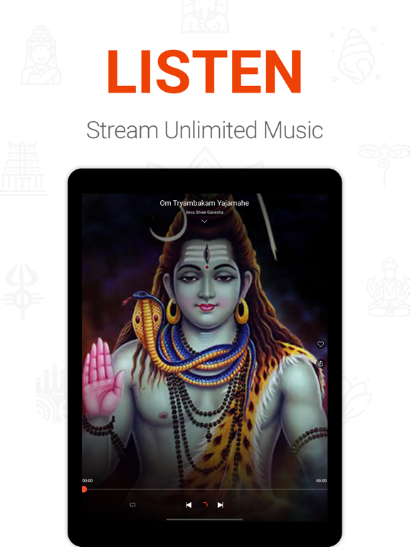 Aalaya - Mantras & Bhajans iPad screenshot 8 - Music app