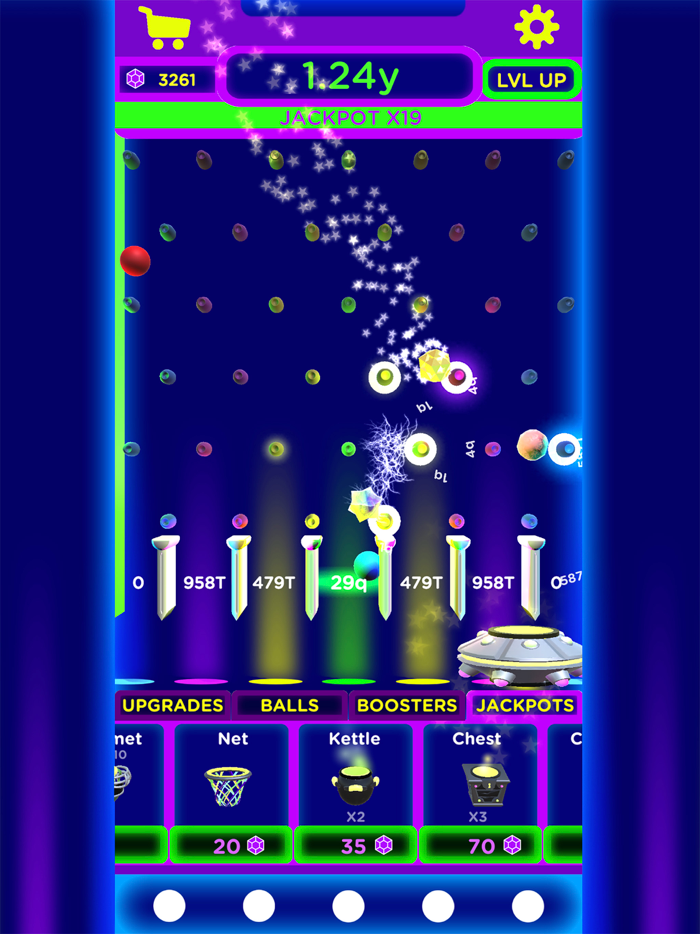 Idle Jackpot Catch the balls