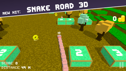 Screenshot #1 pour Snake Road 3D: Hit Color Block