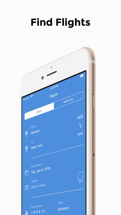Way Out Travels iPhone screenshot 1 - Travel app