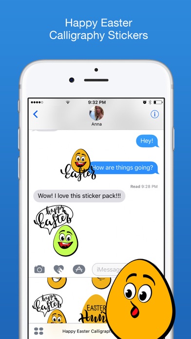 Screenshot #1 pour Easter Calligraphy Stickers