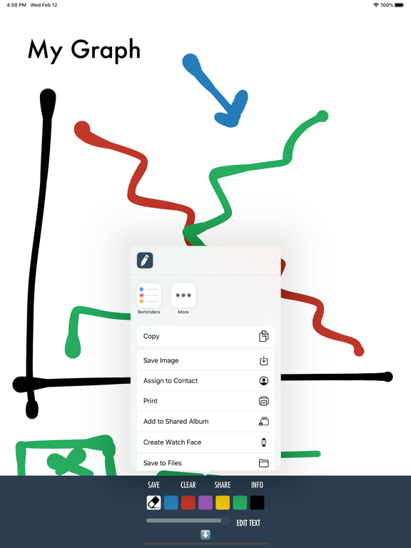 Memoz! iPad screenshot 4 - Productivity app