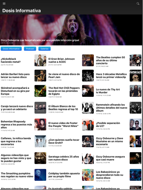 RockFM 105.5 iPad screenshot 1 - Music app