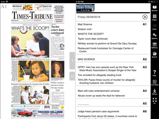 Times-Tribune- Corbin, KY iPad screenshot 5 - News app