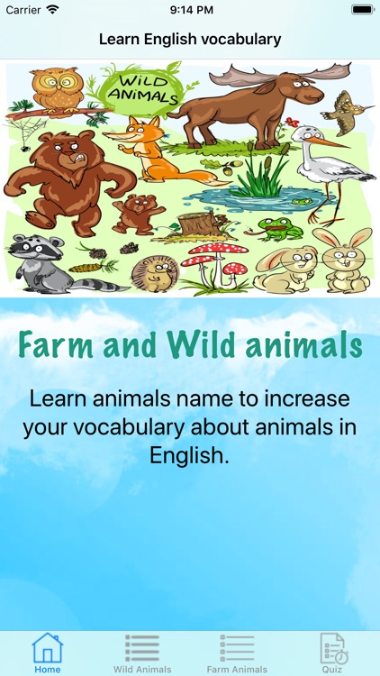 Farm Wild Animals Vocabulary By Zenas Roper