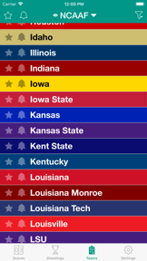 Sports Scores and Schedules screenshot