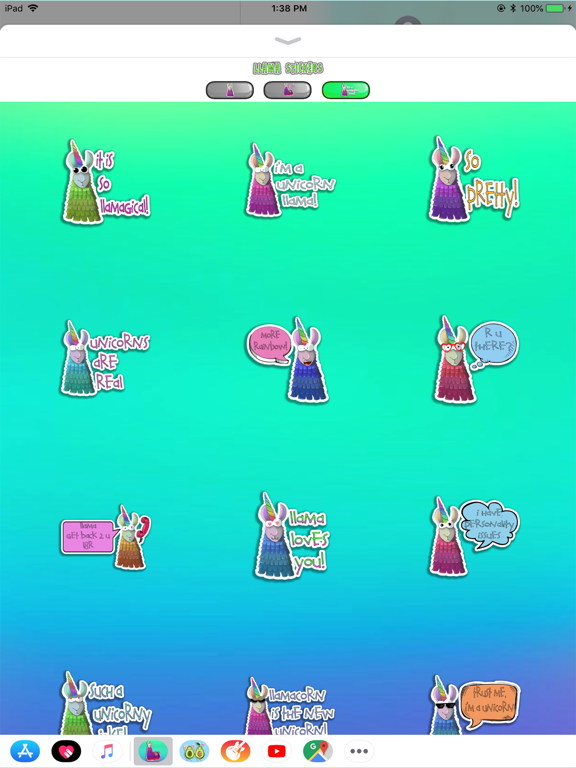 Llama Stickers & Wallpapers iPad screenshot