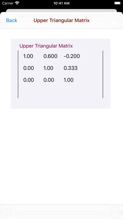 Crout LU Decomposition screenshot-7