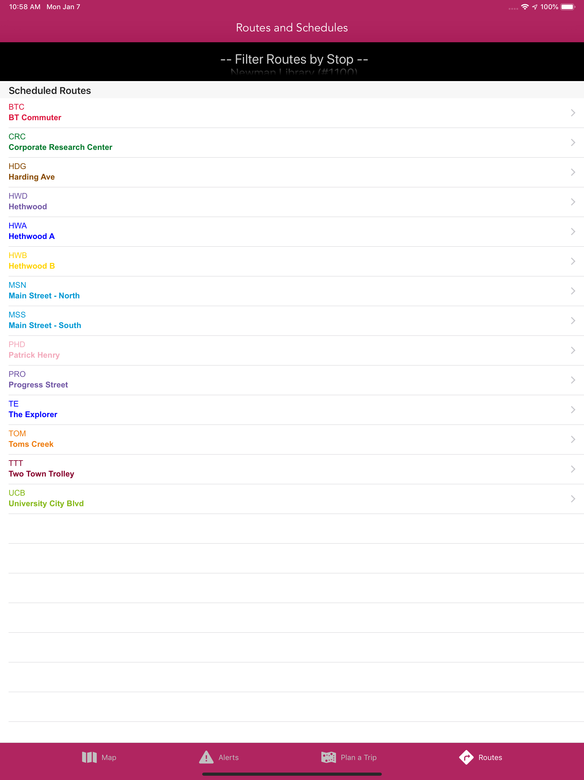 Blacksburg Transit screenshot 18