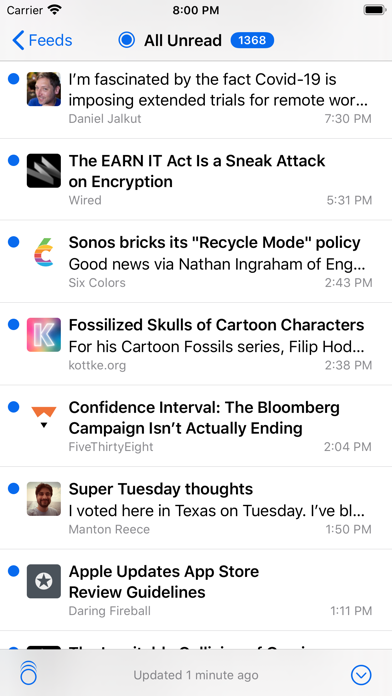 NetNewsWire: RSS Reader Screenshot