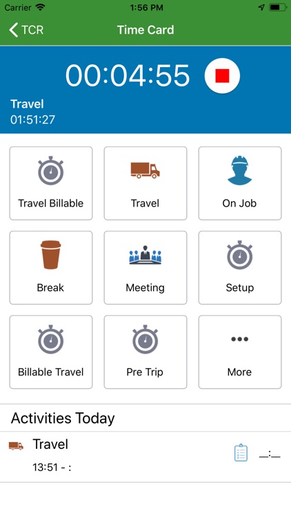 TCR Mobile Application