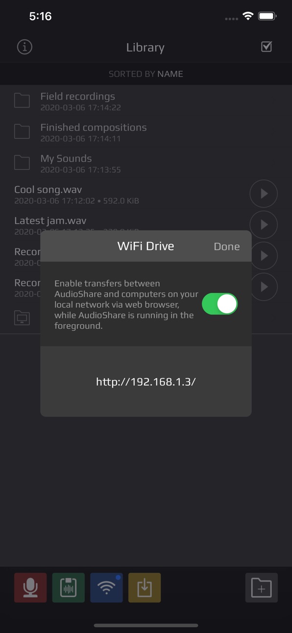 iPhone screenshot